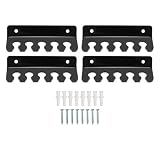 Rcniso Clip Fermacavo da Scrivania 4 Pezzi, Supporto Organizer per Cavi di Ampio Utilizzo per Cavo Console di Gioco, Fermacavo per Installazione per TV Cavo Interfaccia Multimediale Ethernet HD, (#1)