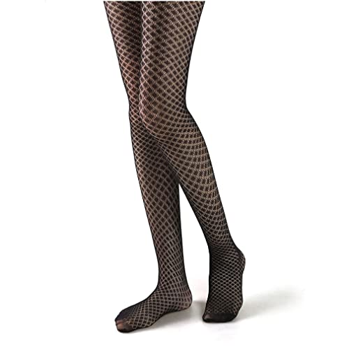 Nunubee Netzstrumpfhose Netzstrumpfhose Hohe Taille Musterstrumpfhose Gemusterte Strumpfhose Damen Goth Strumpfhose Transparente Blumenstrumpfhose Fis,Eine Größe für alle,F Cover