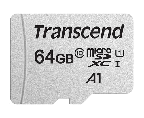 Transcend Highspeed 64GB micro SDXC/SDHC Speicherkarte (für Smartphones, etc. und Digitalkameras) / 4K, Class 10, UHS-I, A1 ? TS64GUSD300S-A (mit Adapter) Transcend Highspeed 64GB micro SDXC/SDHC Speicherkarte (für Smartphones, etc. und Digitalkameras) / 4K, Class 10, UHS-I, A1 ? TS64GUSD300S-A (mit Adapter)