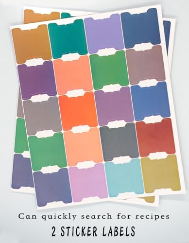 Ne perdez plus vos notes grâce au carnet pour 100 recettes personnalisées