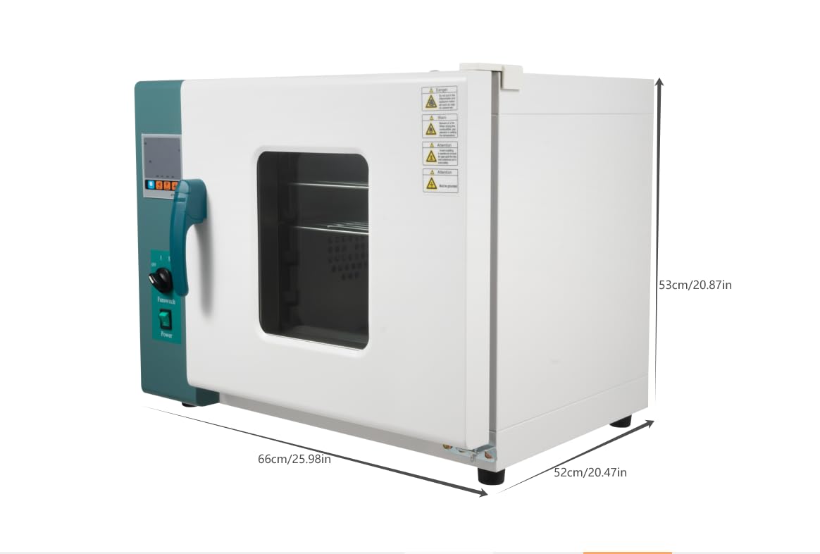 1.5 Cu Ft Lab Drying Oven, 1000W 110V Forced Air Convection Oven, Stainless Steel Digital Therm-ostatic Blast Oven, RT+10-250°C (Max 300°C) for Industrial & Research
