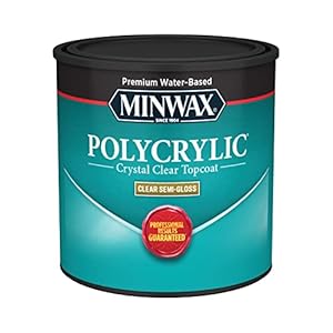 Polycrylic Protective Finish, Semi-Gloss Clear, .5-Pint -244444444
