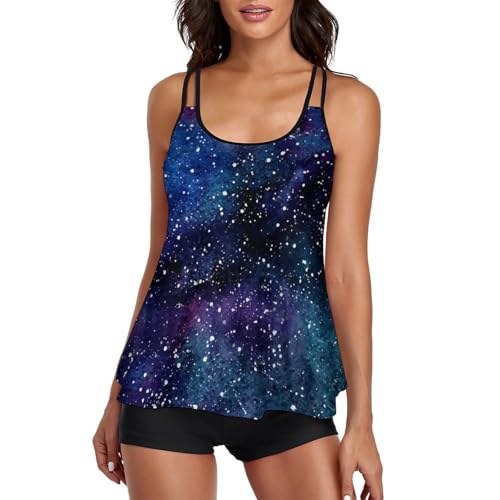 Maillot de bain tankini nébuleuse pour vos journées farniente et baignades en robe de plage