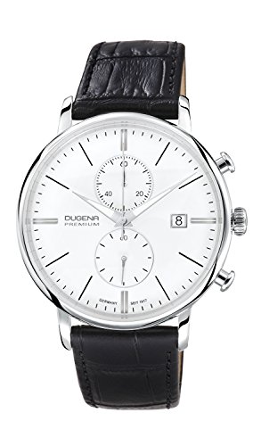 Preisvergleich Produktbild Dugena Herren-Armbanduhr Festa Chrono Chronograph Quarz Leder 7000168
