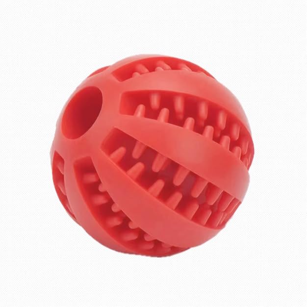 Dog Treat Ball Red