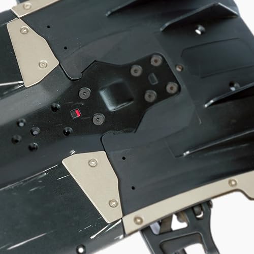 Image of Titanium Sparking Skid Plate Guard for Arrma 6S 1 /7 Infraction /Limitless /Felony | 2mm Thick Chassis Armor Undershield Protector,Skid Plate Protect Chassis Upgrade Part Bottom Cover-Titanium A