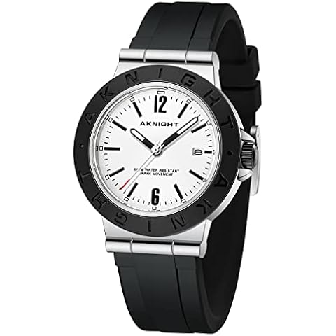 AKNIGHT Men Watches Quartz Watch for Men Classic Formal Waterproof Business Fashion Dress Men's Wristwatches with Date Elegant Gift Cover
