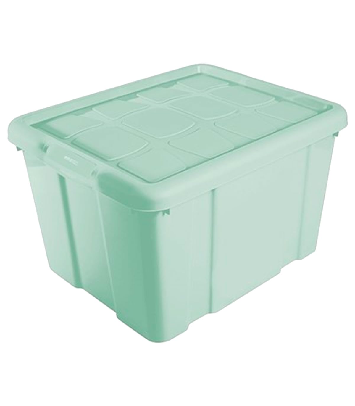 Acan Tradineur Confezione da 6 Scatole di Stoccaggio in Plastica, Contenitori per Giocattoli, Libri, Abbigliamento, Coperte - N. 1 (Verde) - 21 x 39,6 x 29,6 cm - 16 litri