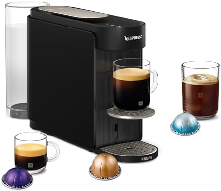 KRUPS Nespresso Vertuo Up, Cafetera de cápsulas, 7 tamaños de taz...