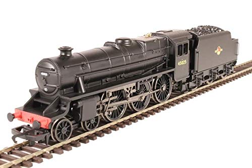 Hornby R3494 Rail Road BR 4-6-0 5 Class 5MT Train Model Set, Black