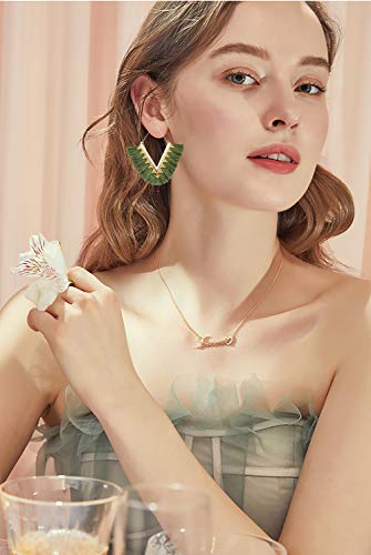 Tassel Hoop Earring Statement Thread Dangle Earrings Stylish Long Fringe Drop Earrings Lightweight Long Swingy French Hook Earrings for Women2