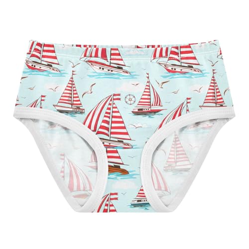 Sailboats Blue Toddler Girls's Underwear 2T 202c1632