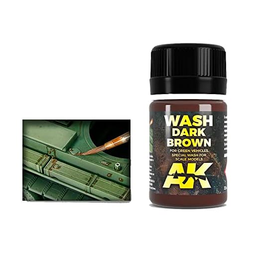 AK: marrón oscuro.