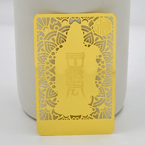 Fuk Gods Gold Card to Attract Health, Wealth and Happiness Amulet Card3