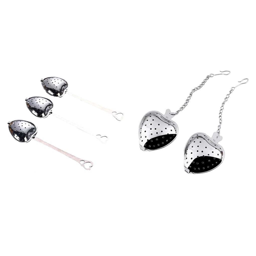 Cuchara Infusora de té puro de 50 piezas con, cuchara de té de acero inoxidable lavable a máquina y fácil de usar, fácil de usar, Tipo 2