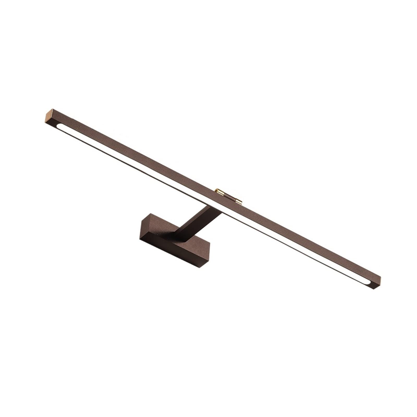 KXEcoLife Picture Lights for Wall, Modern Led Wall Light Indoor for Room Bedroom Beside Living Bathroom Lamp Nordic Light Sconce Home, Hotel(5500-7000K,Brown 100CM)