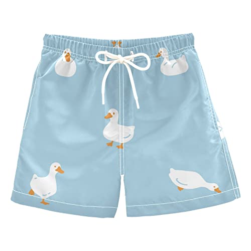Boys Swim Trunks - Toddler Swim Shorts, Kids Quick Dry Beach Board Shorts, Seamless Goose Swimsuit for Boy Baby