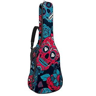 Housse de transport imperméable avec fermeture éclair pour guitare basse acoustique et classique Motif squelette Bleu… - Les Beatles, Paul McCartney, John Lennon, RIngo Starr, George Harrison