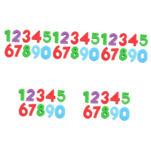 Homoyoyo 5sets Round Boys and Girls Paint Sponges Sponge Painting Kit for Boys and Girls Art Number Stamps for DIY Crafts 10pcs*5