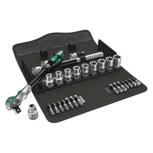 Wera 8100 SC 9 Zyklop Speed-Knarrensatz, 1/2 Zoll-Antrieb, zöllig, 28-teilig, 05004079001