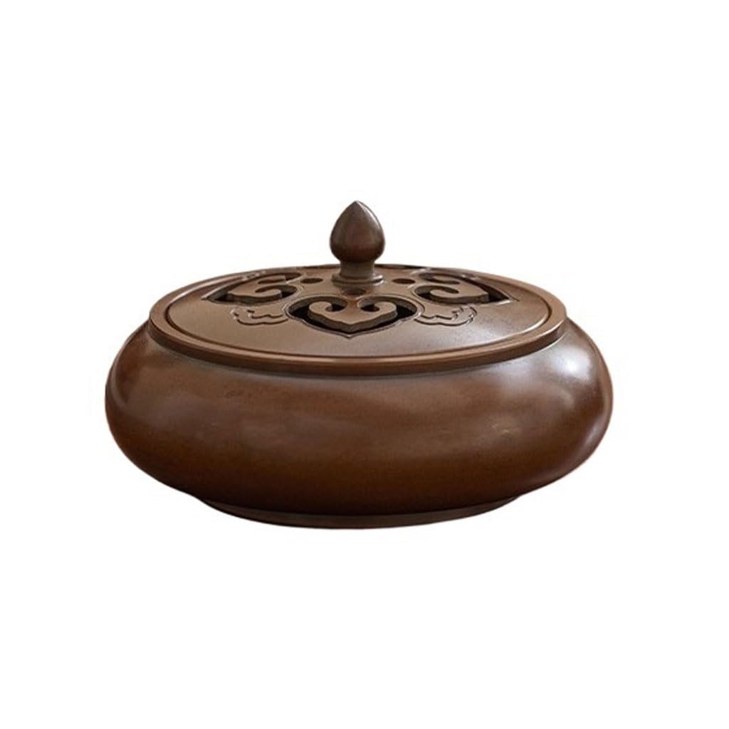 Incense Burner Household Brass Zen Incense Burner Indoor Living Room Tea Ceremony Decoration Waterfall Incense Burne