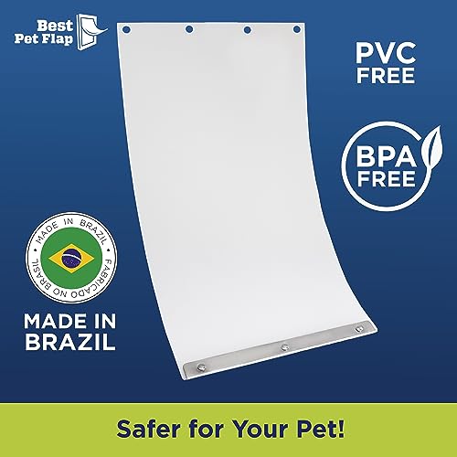 XLDog-Door-Replacement-Non-PVC-Flap-compatible-wIdeal-Pet-Products-Ruff-Weather-DSRWX-RWRFXL-975-x-17-Longer-Lasting-Energy-Efficient-Less-Shrinkage-BPA-Free - Cucciolini Doodles   XLDog-Door-Replacement-Non-PVC-Flap-compatible-wIdeal-Pet-Products-Ruff-Weather-DSRWX-RWRFXL-975-x-17-Longer-Lasting-Energy-Efficient-Less-Shrinkage-BPA-Free