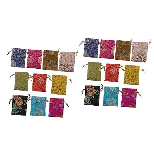 Pochette de bonbons en brocart de soie Healvian haut de gamme pour fête