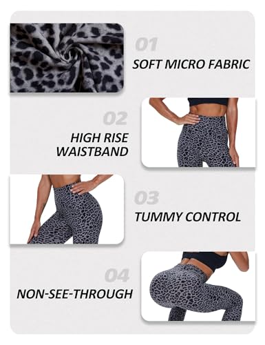Image of ZOOSIXX High Waisted Leggings for Women Tummy Control Soft Workout Lounge Gym Pants