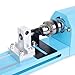 DIFU Mini Wood Lathe Beads Polisher Machine Wood Woodworking Cutting DIY Tool 150W 4000-7000RPM Mini Lathe Drill, Blue