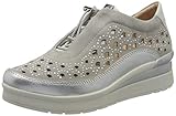 Forro: sintético Stonefly Cream 22 Laminated LTH/Goat Suede, Zapatillas Mujer, Grigio Silver Metal 058, 39 EU