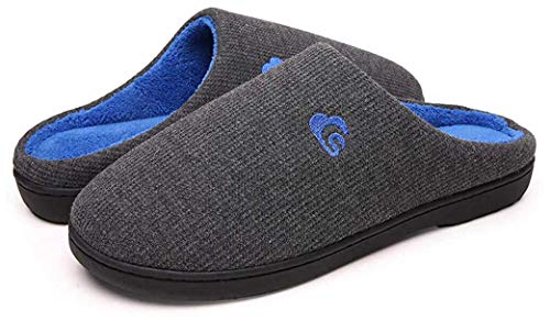 Zapatillas Casa Hombre Mujer Invierno Calido Zapatillas Memory Foam Slipper Ultraligero cómodo y Antideslizante Zapatilla de Estar por casa para Mujer Zapatillas de Interior