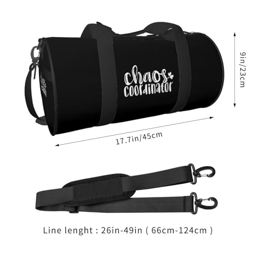 Chaos Coordinator Convertible Garment Bag with Shoulder Strap, Carry on Garment Duffel Bag for Men Women - Rolling Foldable for Travel Luggage Bags (Black)3