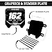 Sur Ron Front Number Plate & Decals, Dirt Bike Plastic Black Plate & Graphics for Sur-Ron Light Bee X/S,Talaria Sting MX3/R MX4 Talaria XXX Super73 MX350 MX650 E-Ride Pro SS/S Segway X260 X160