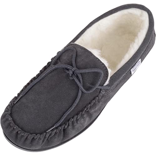 Monty Mocassins pour homme SNUGRUGS en cuir véritable souple et confortable
