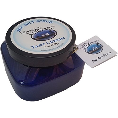 Sea Salt Exfoliating Scrub (8 Oz, Tart Lemon) Amazon.in Beauty