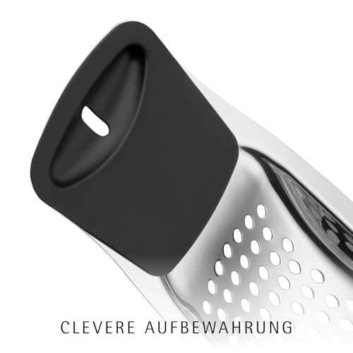 WMF Spätzle-Profi 35 x 14 cm, Spätzlereibe mit Teigschaber, Spätzlehobel, Cromargan Edelstahl, Einhängerille, spülmaschinenfest – Ansicht 4