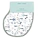 aden + anais Burpy Baby Bib, 100% Cotton Muslin, Soft Absorbent 4 Layers, Multi-Use Burp Cloth and Bib, 22.5” X 11”, Single, Dino Time