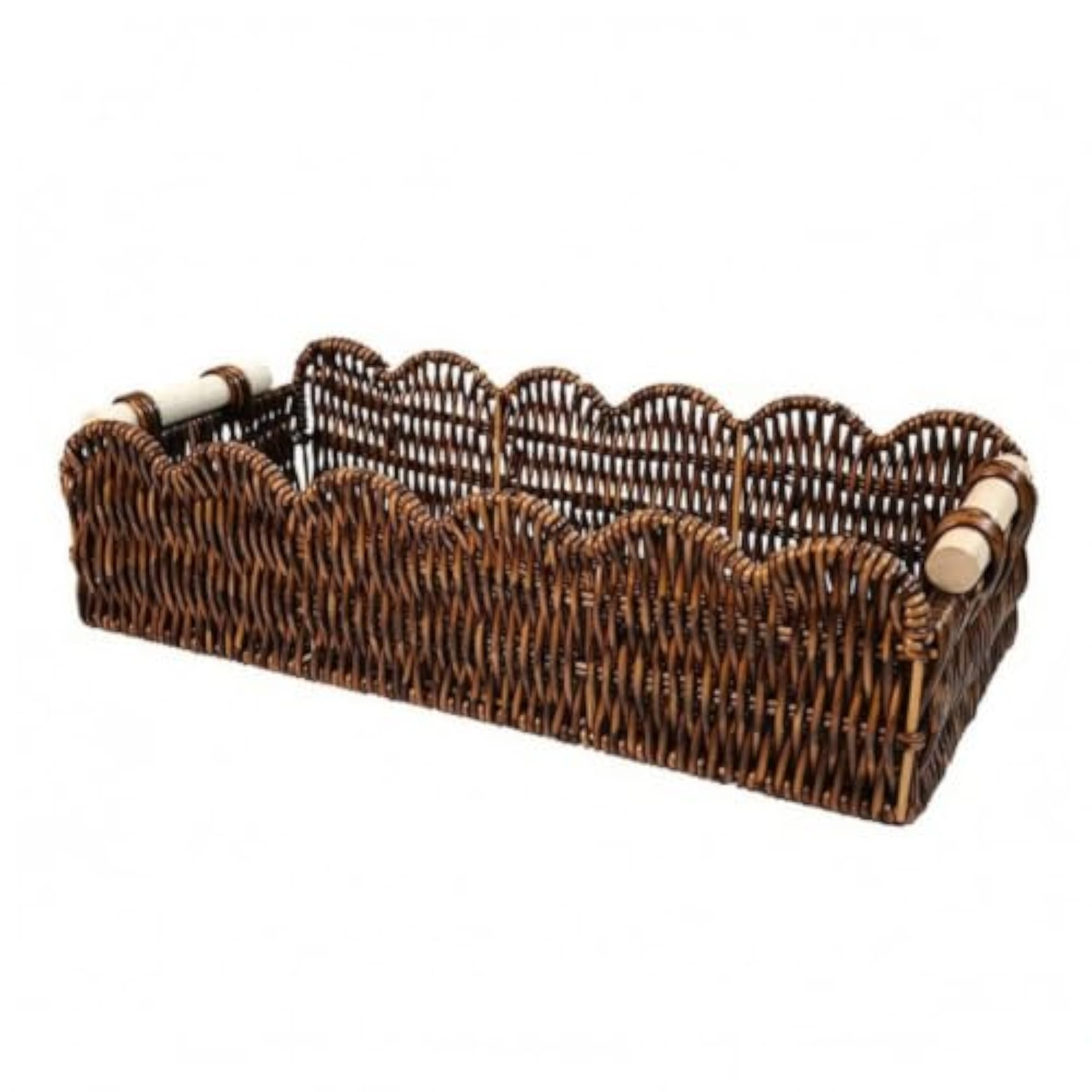 Multipurpose Rattan Style Tray, Lightweight Design