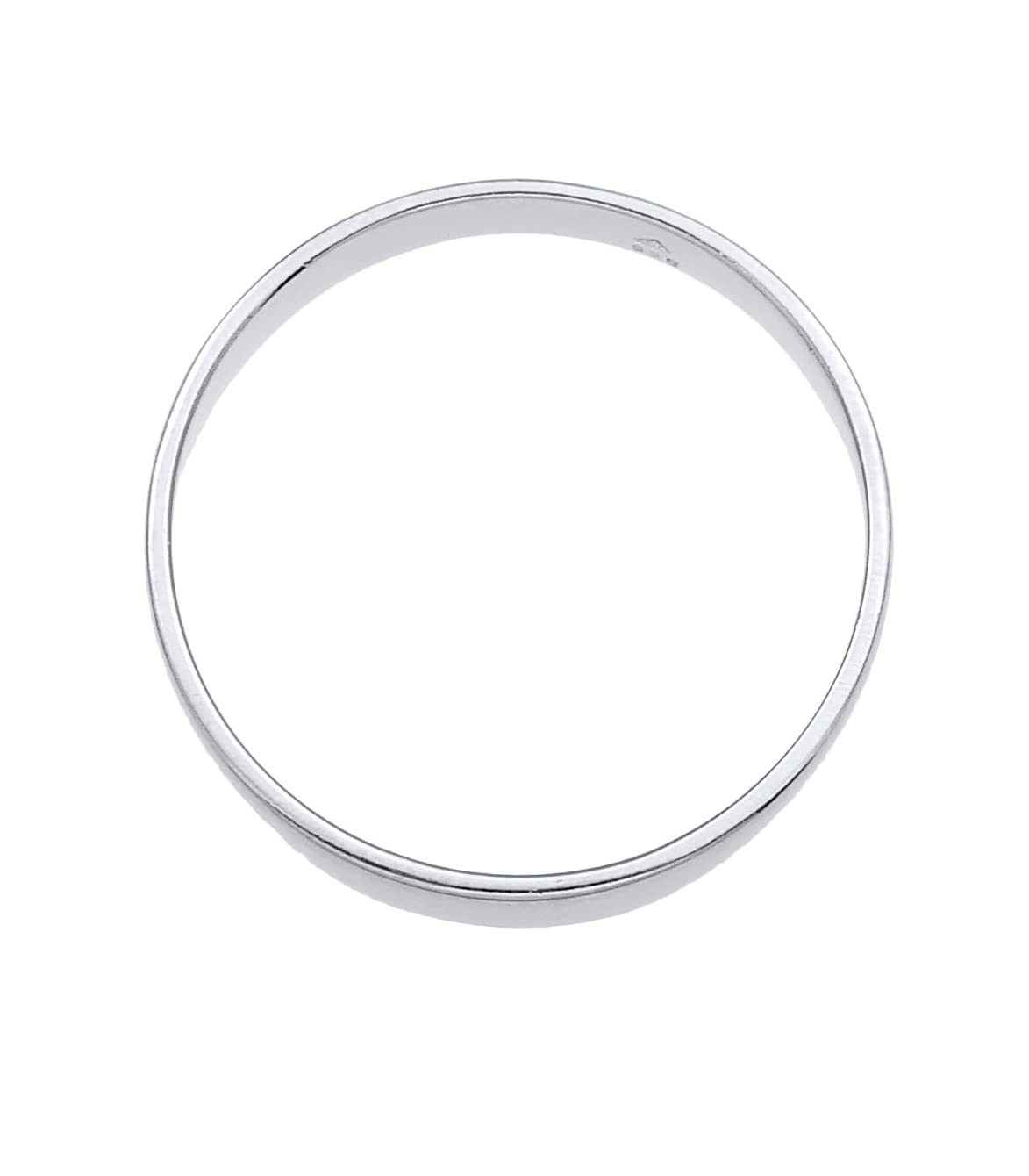 Kuzzoi Anillo para hombre (4,5 mm), hecho a mano, de plata de ley 925, anillo de compromiso, anillo de amistad, anillo básico para hombre, pulido, talla 60 – 66