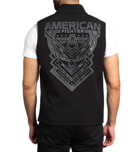 American Fighter Men's Jacket Softshell Vest Bay View