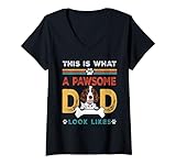 Photo Gallery donna pawsome dad look likes english springer spaniel dog dad maglietta con collo a v Photo Gallery donna pawsome dad look likes english springer spaniel dog dad maglietta con collo a v