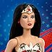 Barbie Signature Doll, Wonder Woman Collectible with Doll Stand in Red and Blue Tank Suit with Golden Accessories Like Lasso, Headpiece and Belt