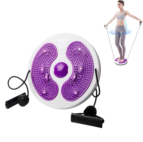 Twist Disque de Taille avec Corde de Traction Spinfit : Appareil de Fitness pour Aérobic
