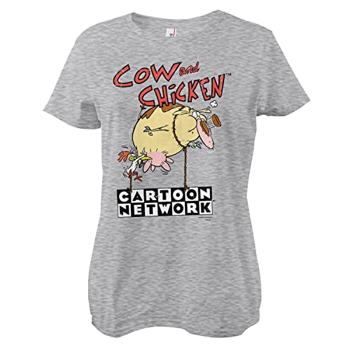 T-shirt Cow and Chicken Balloon femme parfait pour un look urbain denim