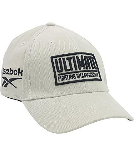 Reebok(リーボック) Mens Ultimate Fighting Championship Baseball Cap, Grey, X-Large