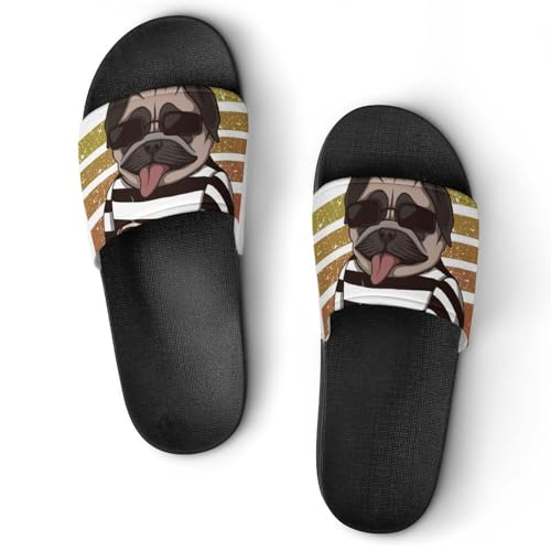 Claquettes Carlin pour femme : sandales de bain antidérapantes et chaussons maison