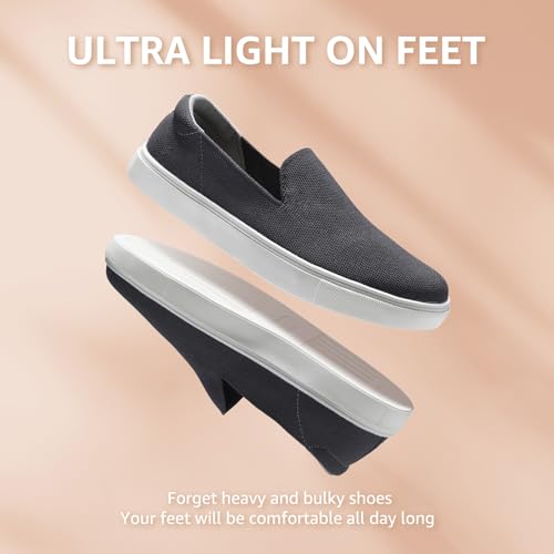 Image of STQ Slip on Shoes for Women Breathable Fashion Sneakers Comfortable Knit Casual Shoes