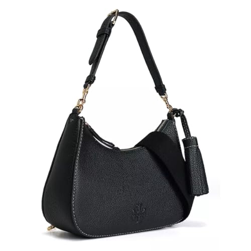 Tory Burch Women's Thea Convertible Crossbody Shoulder Bag (Black)2