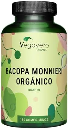 Bacopa Monnieri BIO | 180 Comprimidos | Nootropicos Memoria y Con...