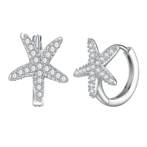 Boucles d'oreilles étoiles de mer or et diamant, le bijou d'été idéal pour vos soirées
